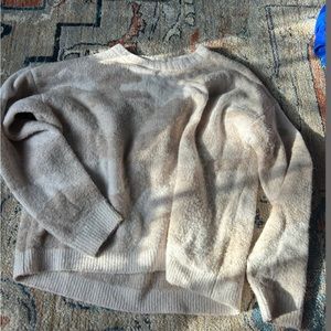 Camo fuzzy soft sweater